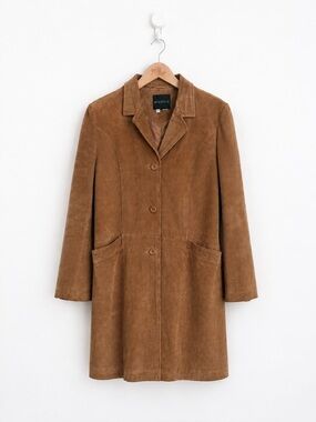 Sequence Suede Brown Leather Jacket
